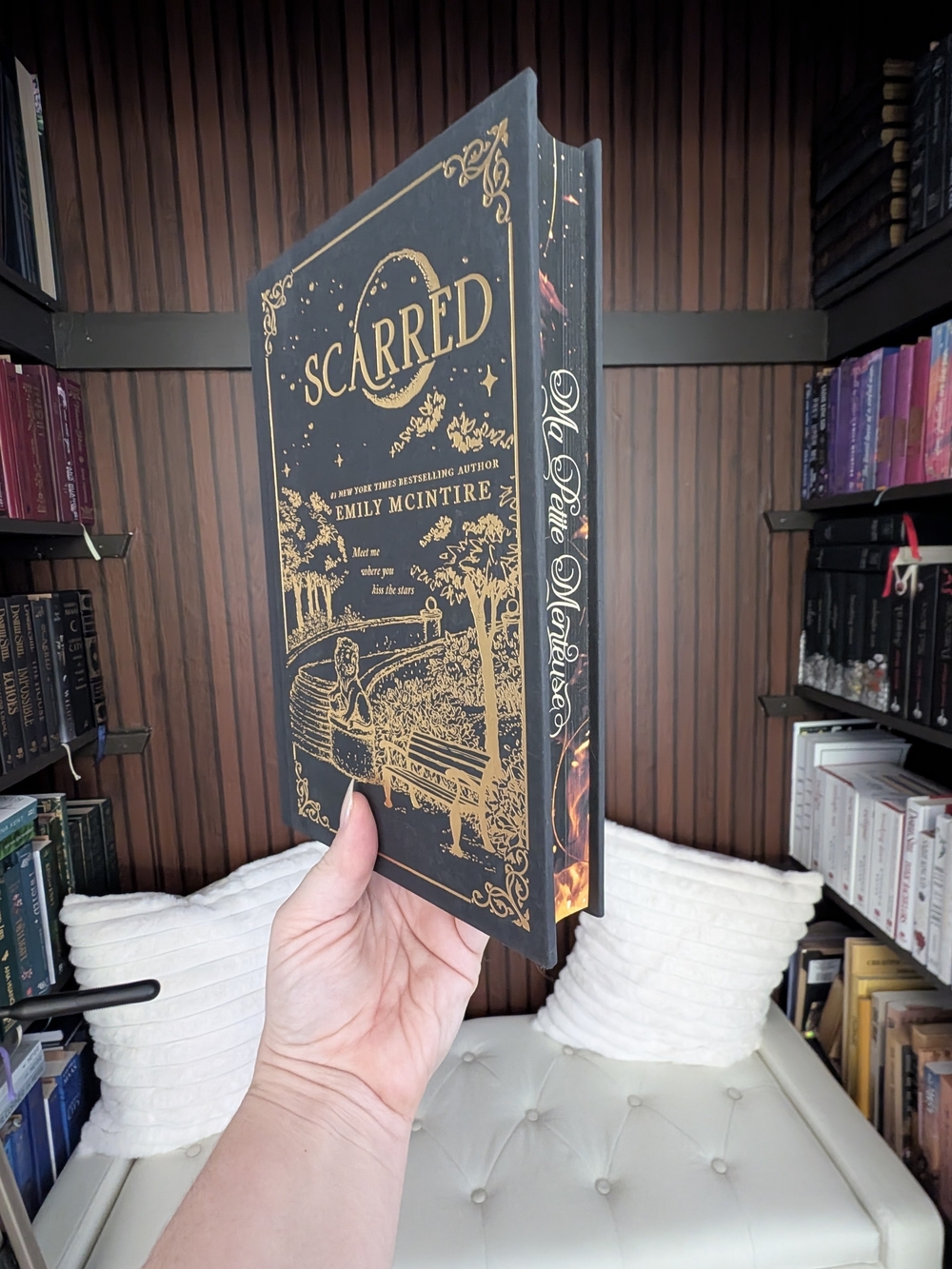 Scarred by Emily McIntire — Black & Gold Hardcover